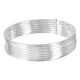 65mm Diameter 925 Silver Plain Semanario Bangle Bracelet 